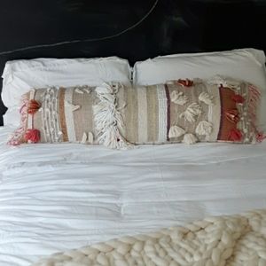 Anthropologie All Roads Open Market Lumbar Pillow